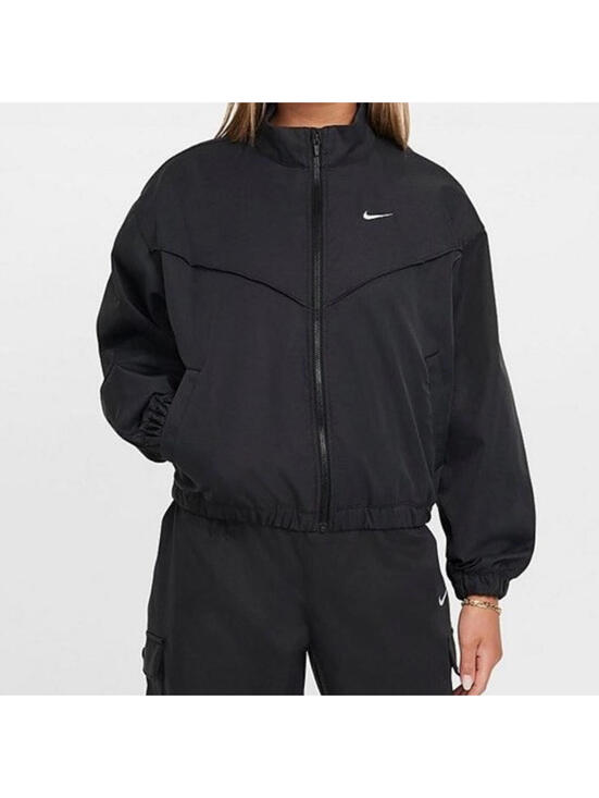 Nike Other - $60 Nike sportswear Girls Oversized Lightweight Black Jacket Size Medium FZ5557